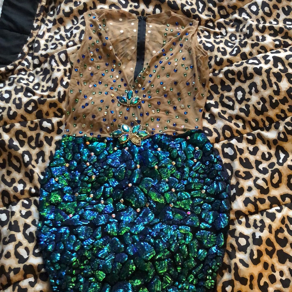 Studded glam dress